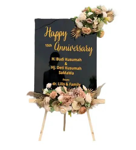 Papan Bunga Akrilik Mlilir
