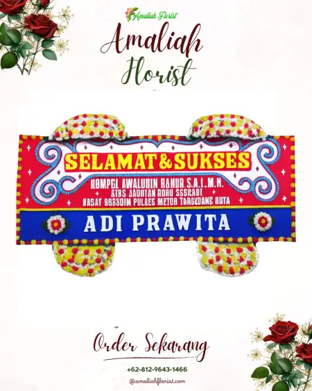 Papan Bunga Ucapan Selamat Mlilir